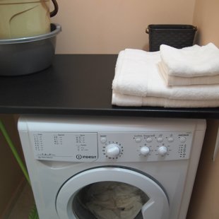 A glimpse of the laundry room.