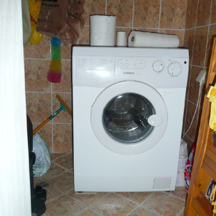 The laundry room