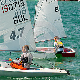 Getting ready for the  Pomorie Regatta