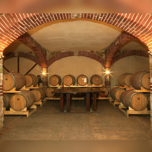 The wine cellar "Izbata" is the the largest on the Balkans.