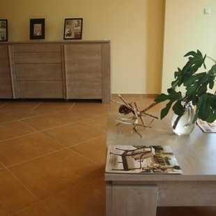 Теперь на французской комод является плоский телевизор.