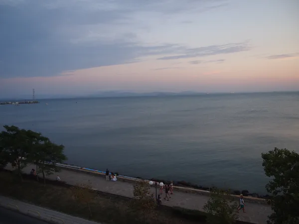 The newly extended promenade  stretches for miles along the shore