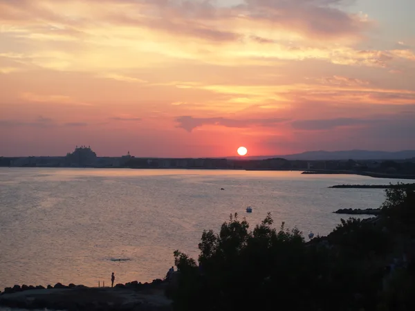 The sea on this  side of the peninsula can be incredibly tranquil in the evening