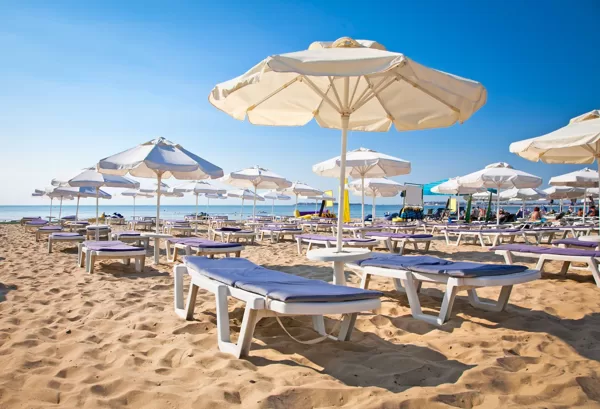 You can rent umbrellas and chaise lounges if you don't bring your own