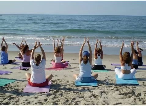 The perfect backdrop setting for yoga , meditation and much more.