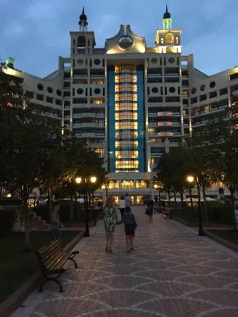 An evening walk around Sunset Resort is a pure delight.
