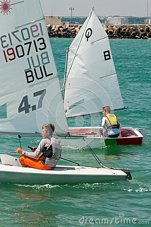 Getting ready for the  Pomorie Regatta