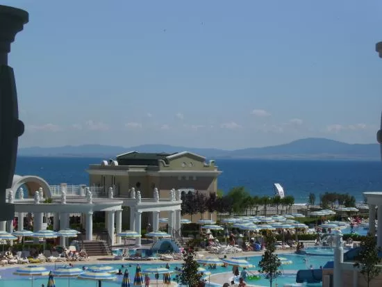 The Sunset Resort  can be reached from Sea Elements by a 20-25 min. scenic walk.